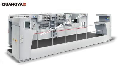Automatic Hot Foil Stamping and Die Cutting Machine with 7 Foil Pulling Shafts