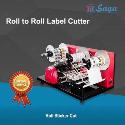 Fast Contour Digital Label Roll to Roll Graphic Die Cutter for Kiss-Cut Self-Adhesive Paper/Stickers Laser Economical (SG-LCP)