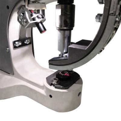 Full Automatic Tarpaulin Mesh Film Eyelet Machine Automatic Press Manual Eyelet Punching Machine for Shoes Belt Handbag Garment