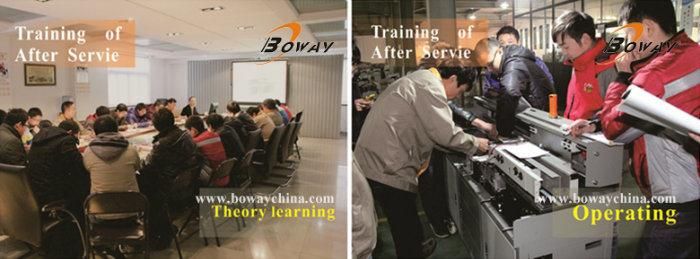 Boway 360c Automatic Paper Sheets Invitation Card Digital Hot Foil Stamping Gliding Machine