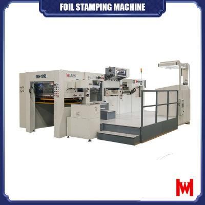 High Speed Automatic Hot Foil Stamping Die Cutting Machines Wh-1050sf