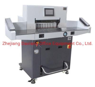 Computerized Hydraulic Paper Cutter 720mm/28.34inch with Side Table and Ball Table and Air Pump H720rt