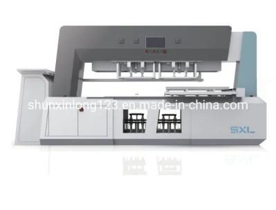 Automatic Double Heads Stripping Machine After Die Cutting Carton Cosmetics Toy Box Inner Hole Stripping