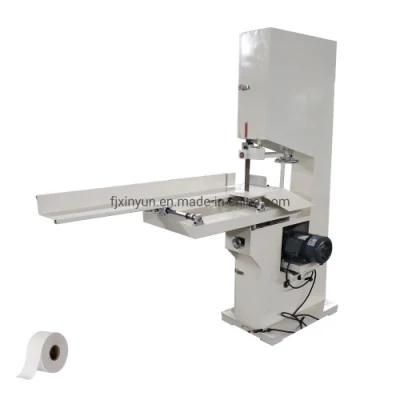 Semi Automatic Small Bobbin Paper Band Saw Cutting Machine
