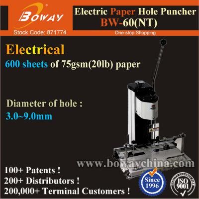 Print Shop Electric One 1 Spinder 600 or 1000 A3 A4 Size Paper Sheets 3mm - 9mm Hole Puncher
