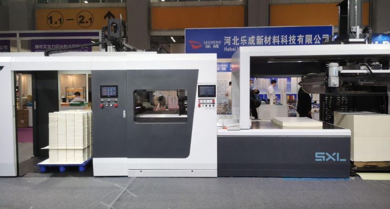 Fully Automatic Stripping Blanking Machine After Die Cutting for Carton Paper Cups with Automatic Paper Feeding Waste Removal Paper Collecting