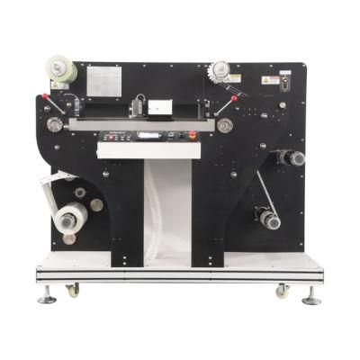 Vicut Vr320 Thermal Paper Blank Label Rotary Die Cutting Slitting Rewinding Machine for Vinyl Sticker