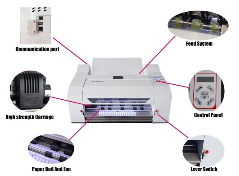 Automatic Adsorbed Digital Graphic Feeding Die Sheet to Sheet Film Contour Sample Cutter Plotter for Cutting Stickers and Cardstocks Laser