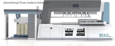 Automatic Double Heads Stripping Machine with Paper Collecting After Die Cutting Carton Medicine Cosmetics Box Paper Cup