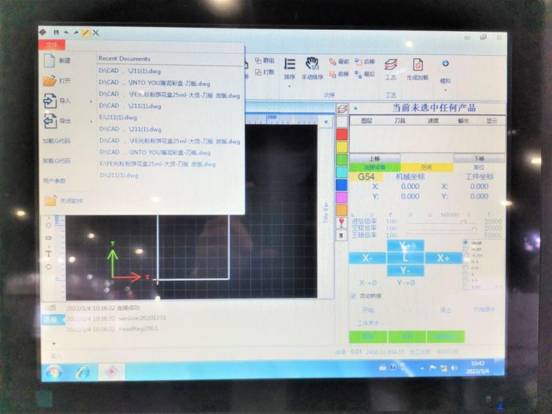 CAD Drawings Readable Automatic Crease Matrix Cutting Machine
