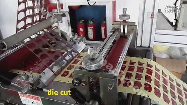China Manufacturer Through Cut Bottle Cap Liner Die Cutting Machine