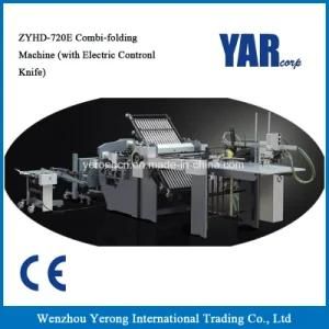 Factory Price Zyhd720e Combi-Folding Machine with Electric Control Knife