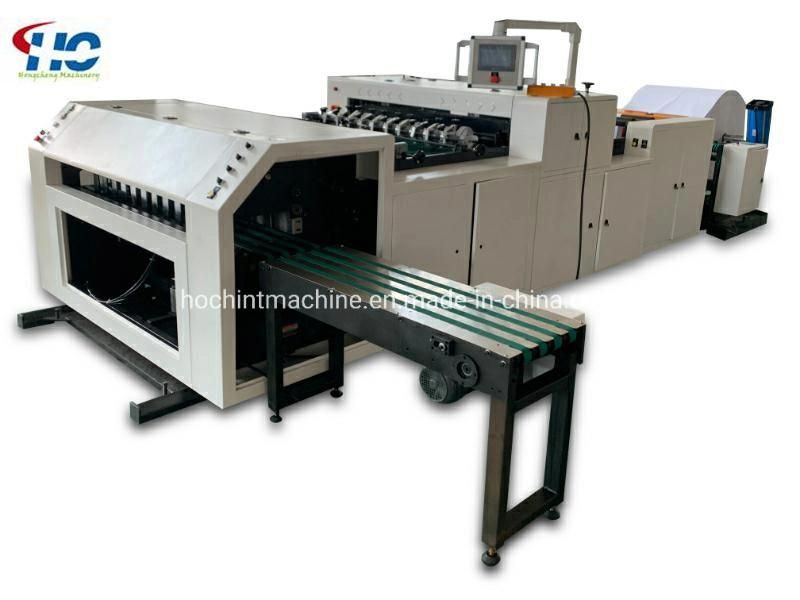 Adhesive Label Roll to Sheet Cutting Machine