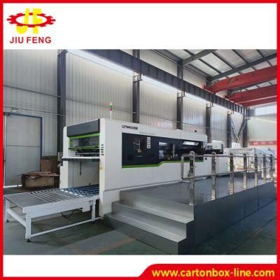 High Speed Automatic Flat Bed Die Cutter Creasing and Stripping Machine