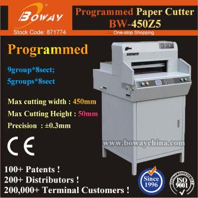 Boway 450mm Electric Digital Program Control Paper Cutting Machine Guillotine Cutter