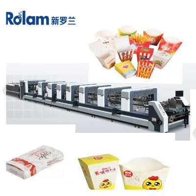 Automatic Folder Gluer for Box Making Using After Die Cutting Machine