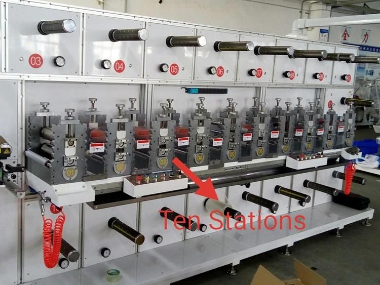 Adhesive Tape PVC Film Rotary Die Cutting Machine China Manufacturer