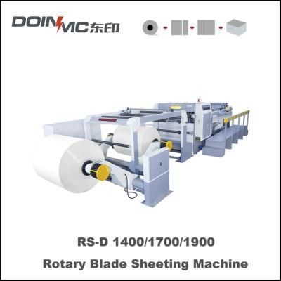 High Output Rotary Paper Roll Sheeter Machine with Output 420cuts/Min