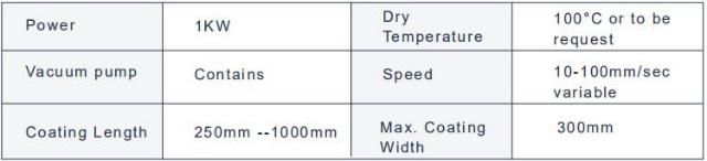 Lithium Ion Battery Small Vacuum Hot Film Coater Coating Machine for Battery Lab Machine