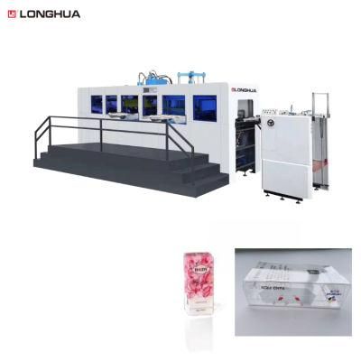 Cosmetics Box Usage High-End Packaging Fully Automatic Plastic Creasing &amp; Die Cutting Machine of Lh-850g