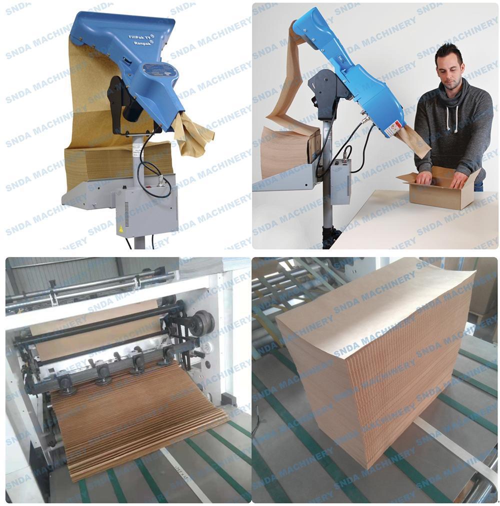 Fanfold Kraft Paper Die Cutting Machine