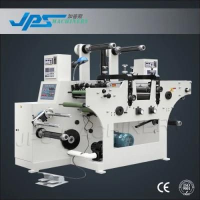 Double-Station Label Rotary Die-Cutting Machine with Slitting Function for Self-Adhesive Paper Sticker Roll (Cutter Slitter Rewinder)