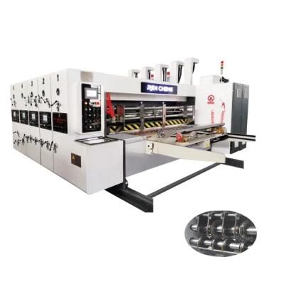 China Economic Two Color Automatic Carton Printing Slotting Die Cutting Machine
