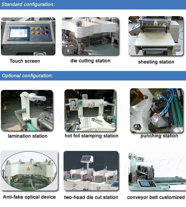 Roll to Sheet Die Cutter Punching for Electric Conductive Tape