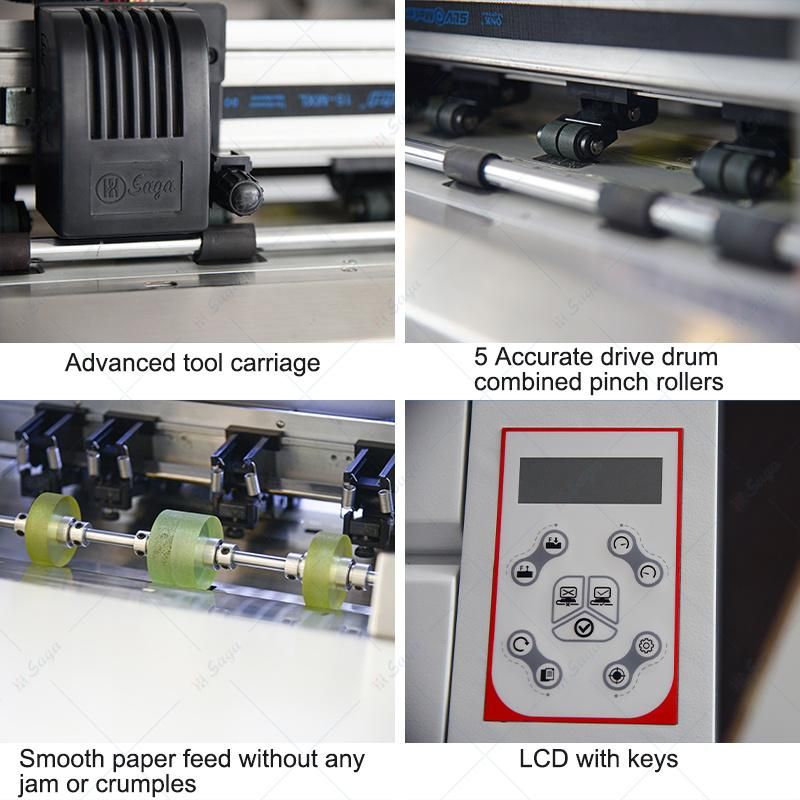 Automatic Adsorbed Digital Graphic Feeding Die Sheet to Sheet Film Contour Sample Cutter Plotter for Cutting Stickers and Cardstocks Laser