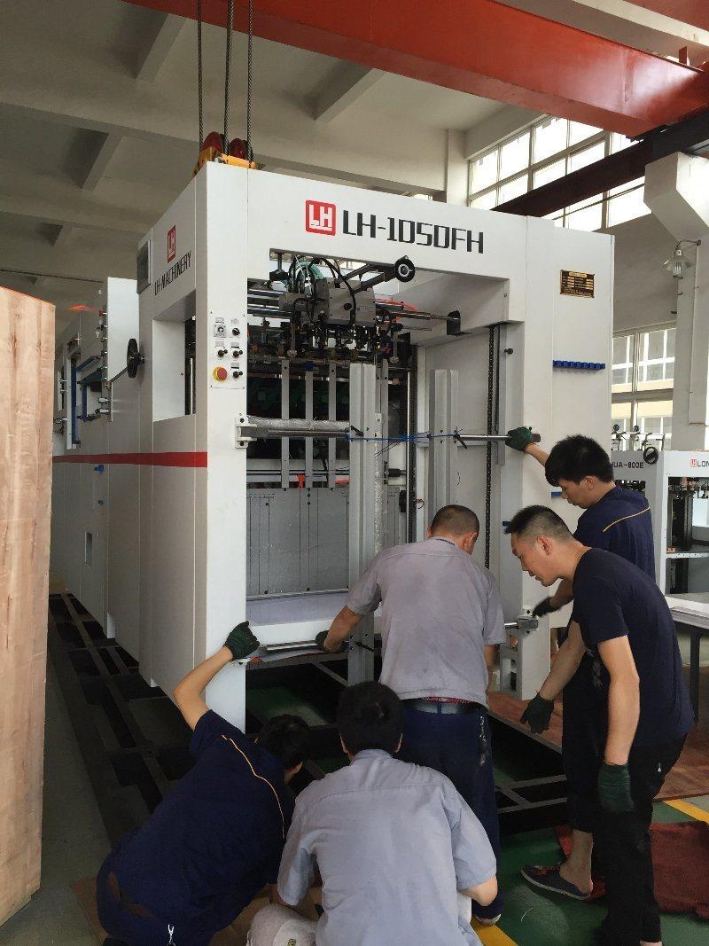 New Condition PVC/Pet/PP Card Automatic Plated Die Cutting Creasing Machine with Stripping of Big Size 1050