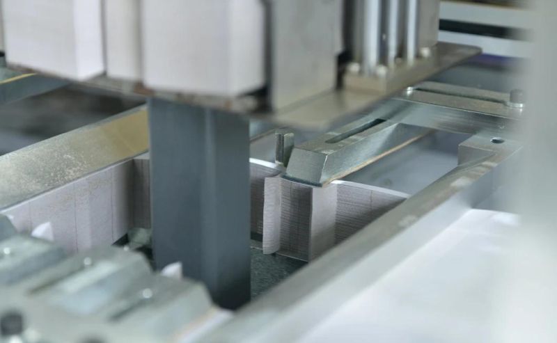 Automatic Waste Paper Blanking Machine After Die Cutting Box Stripping Collecting with Manipulator 90 Degree Conveyor Labor Save