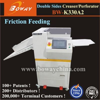 K330A2 Digital Manual Feeding Double Sided Paper Creaser and Perforator Machine