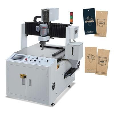 Paper Hole Drilling Hangtag Label Making Machine