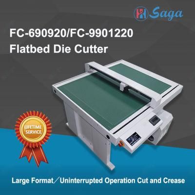 Uninterrupted Operation Cut and Crease High-Speed Scanning and Recognition Flatbed Cutter