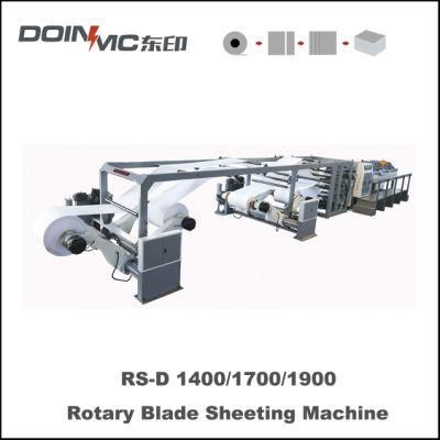 Automatic High Quality Art Paper Rotary Blade Sheeting Machine for Book Store