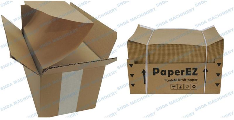 Fanfold Kraft Paper Die Cutting Machine