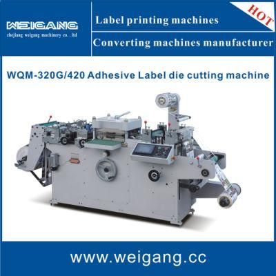 Semi-Automatic Stickers Products Weigang Export Wooden Case Cutting Hot Stamping Machine