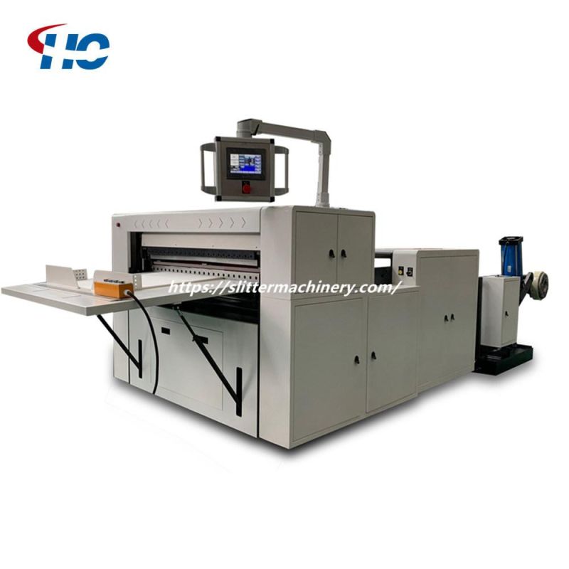 Automatic Jumbo Roll Office Paper Adhesive Cross Cutting Machinery Manufacturer
