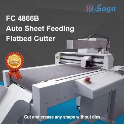 Intelligent Auto Feeding Optical Sensor Cut and Crease Graphic Effective Flatbed Die Cutter
