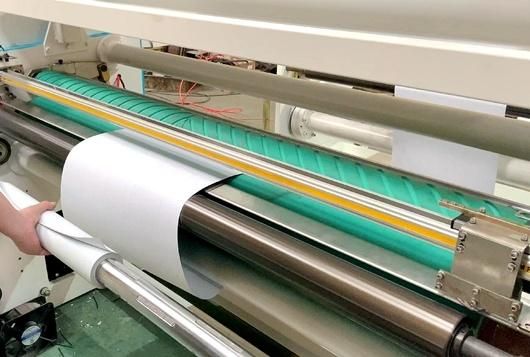 Printed Metallic Gold Gift Wrapping Paper Rewinding Machine