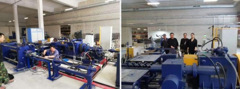 Embossing/Coding Machine for Seamless Cylinders Shoulder/Necking Pressing Machine~