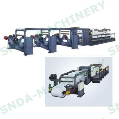 Rotary Blade Two Roll Roll Paper to Sheet Sheeting Machine China Factory