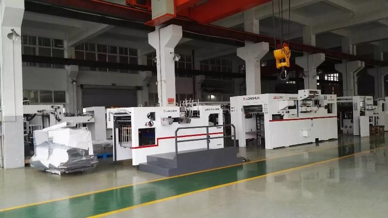 New Condition PVC/Pet/PP Card Automatic Plated Die Cutting Creasing Machine with Stripping of Big Size 1050