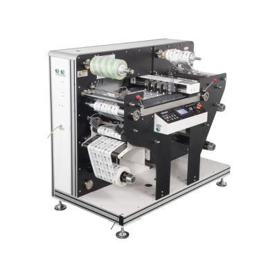 Roll to Roll Digital Label Die-Cutting Cuts Machine with Slitter and Laminator Vr320