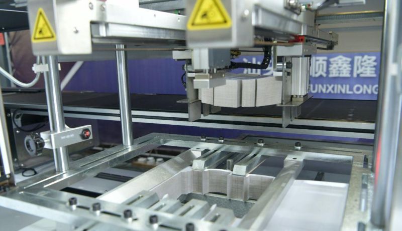 High Efficiency Intelligent Double Head Stripping Machine with Manipulator and 90° Corner After Die Cutting Carton Corrugated Box Making
