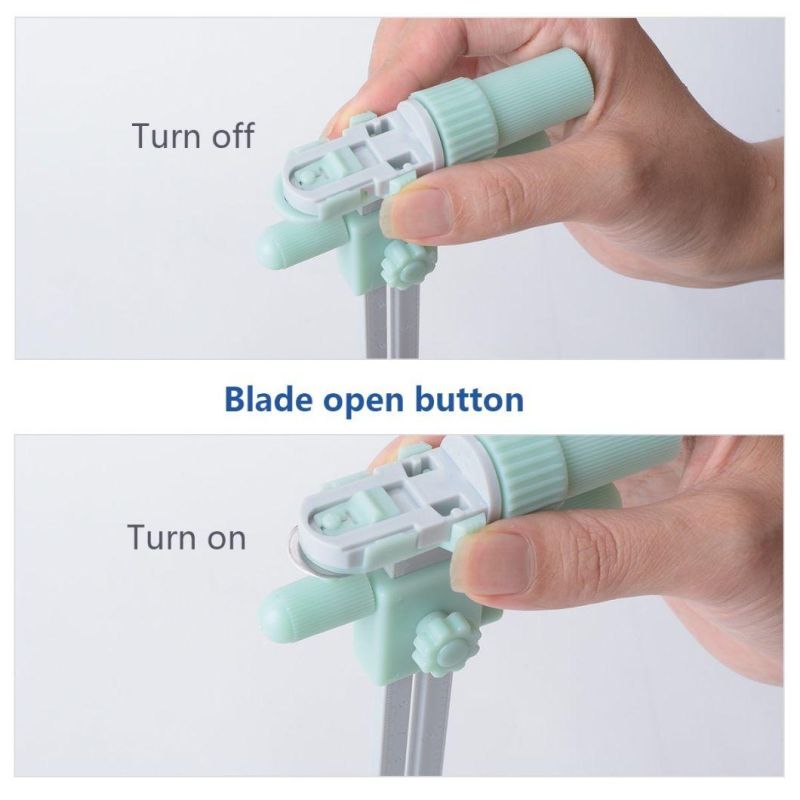 Tailoring Circle Cutter for Paper and Fabric Round Cutting Knife