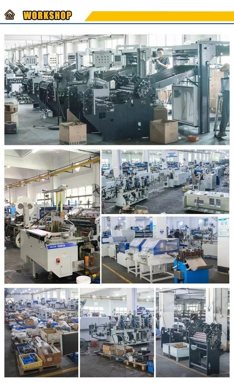 Hxcp Paper Folding Machine with Gantry Pallet Feeding for Notebook Paper Folder for Printing Sheet