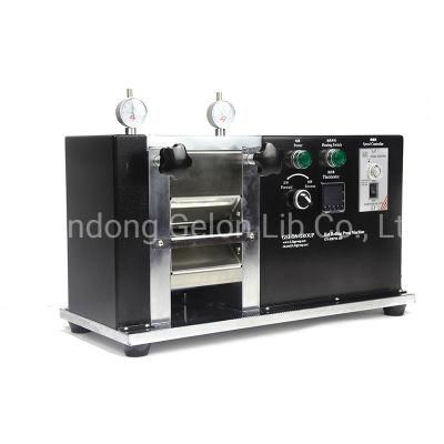 18650 Li Ion Battery Rolling Press Machine Calendaring Machine Optional Heating for Battery Lab R&D