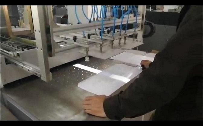 Kids Book Cardboard Folding Gluing Machine