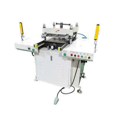 China Cutting and Creasing Insulating Materials Manual Discharge Plastic Die Cutter Machine
